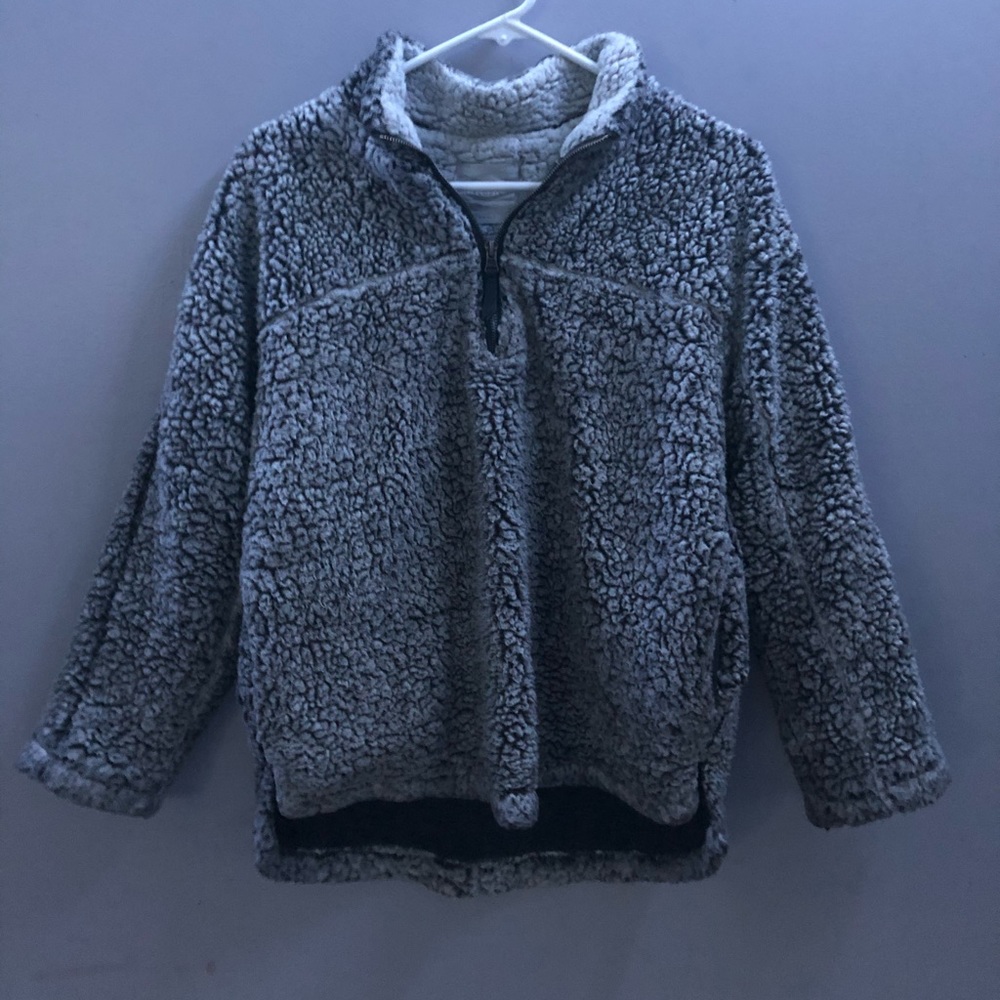 Eloide Sherpa Zip Fleece Pullover
